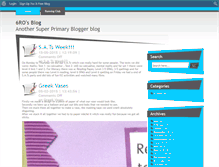 Tablet Screenshot of bjs6rm.primaryblogger.co.uk