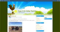 Desktop Screenshot of holyfamilyyear6.primaryblogger.co.uk